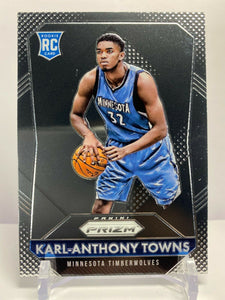 Karl Anthony Towns 2015 2016 Panini Prizm Series Mint ROOKIE Card #328