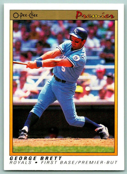 Baseball Collector Card 1992 O-pee-chee Premier Brett 