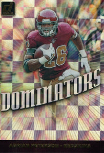 Adrian Peterson 2019 Panini Donruss Dominators Series Mint Card  #DOM-11