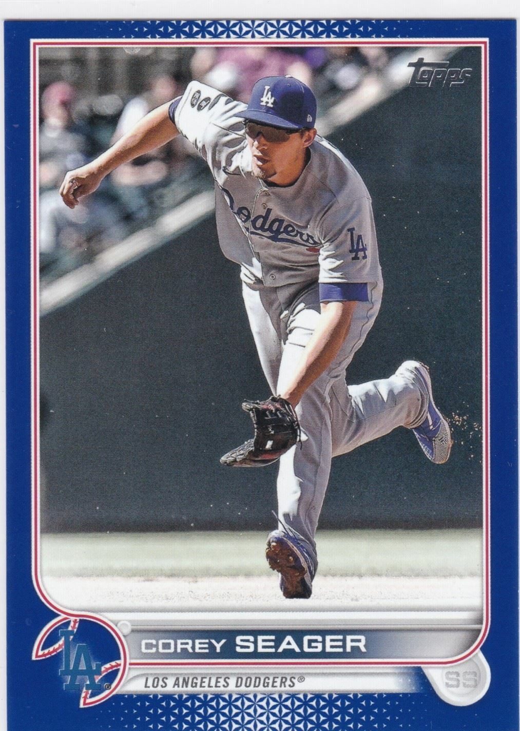 Corey Seager 2022 Topps Royal Blue Series Mint Card #301