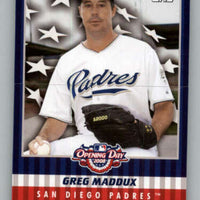 Greg Maddux 2008 Topps Opening Day Flapper Card Series Mint Card #FC-GM