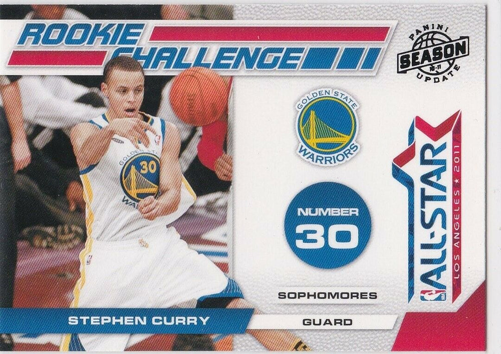 Stephen Curry 2010 2011 Panini Season Update Rookie Challenge All-Star Series Mint 2nd Year Card #14
