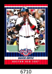 David Ortiz 2008 Topps Opening Day Flapper Card Series Mint Card #FC-DO