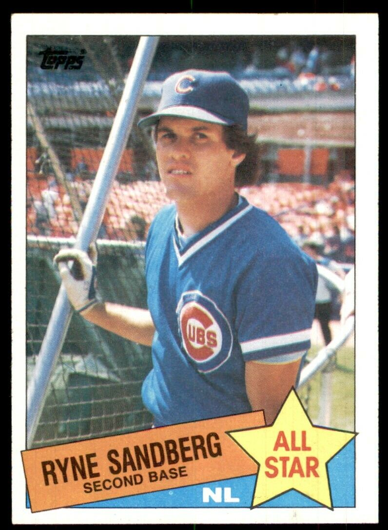 Ryne Sandberg 1985 Topps All Star Series Mint Card #713