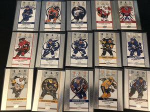 2018 2019 Upper Deck Tim Hortons Game Day Action Set with Connor McDavid, Crosby++
