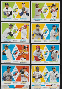 2014 Topps Heritage Baseball "Then and Now"  Insert Set with Roberto Clemente, Sandy Koufax+