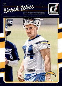 Derek Watt 2016 Donruss Series Mint ROOKIE Card #314