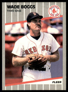 Wade Boggs 1989 Fleer Series Mint Card #81