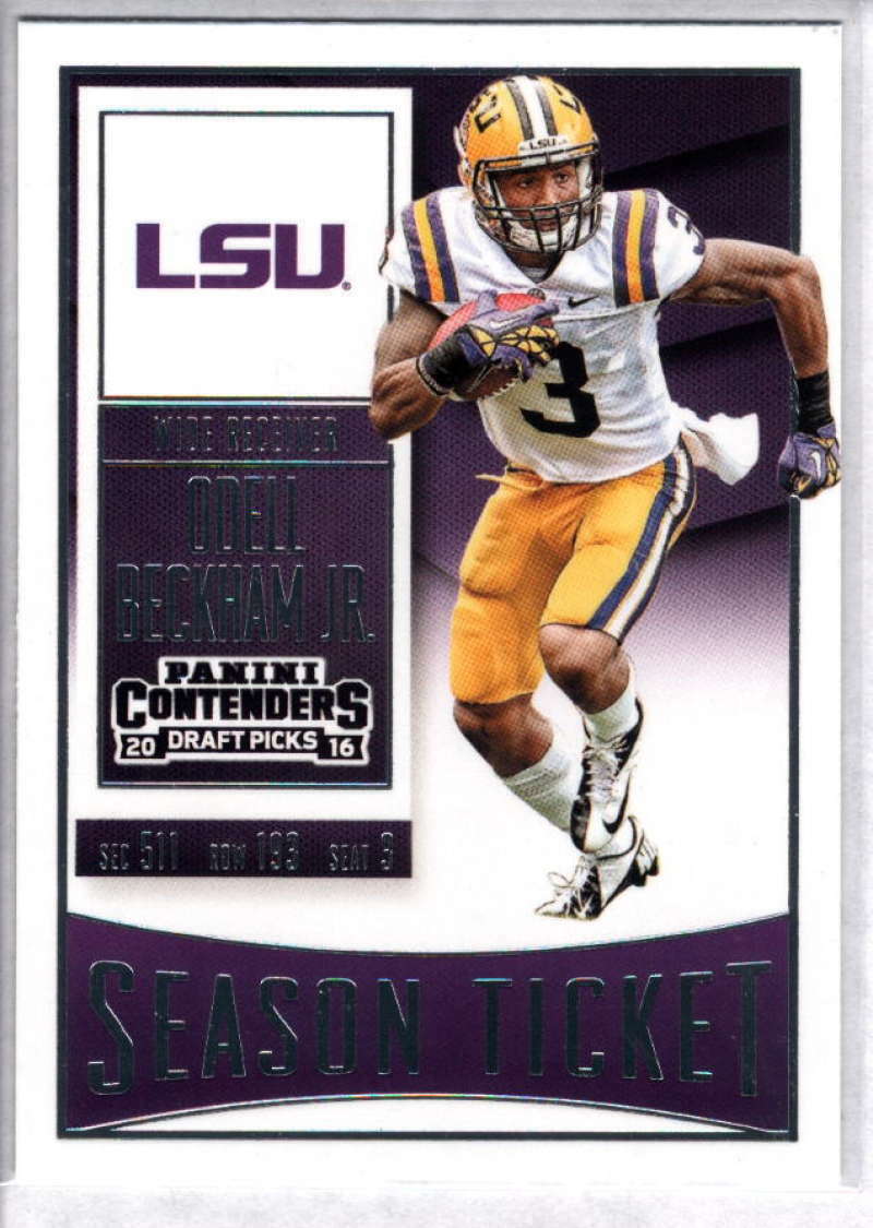 Odell Beckham Jr. 2016 Panini Contenders Draft Picks Season Ticket Series Mint Card #79