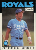 George Brett 1986 O-PEE-CHEE Series Mint Card #300
