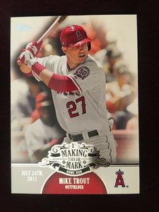 2013 Topps Making Their Mark Series #1 Complete Mint Insert Set with Harper, Trout, Darvish, Strasburg+