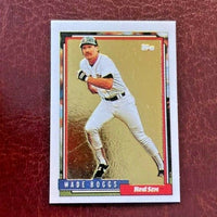 Wade Boggs 1992 Topps Micro Gold Foil Series Mint Card #10