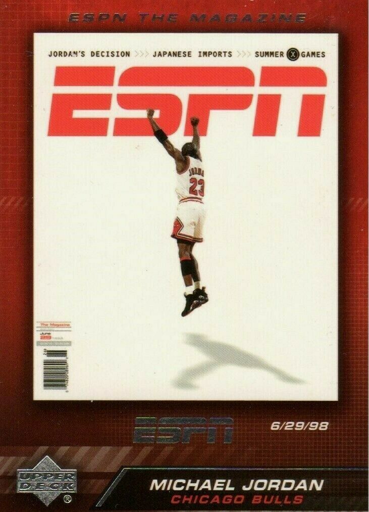 Michael Jordan 2005 2006 Upper Deck ESPN The Magazine Series Mint Card