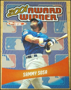Sammy Sosa 2002 Topps Total Award Winners Series Mint Card #AW21