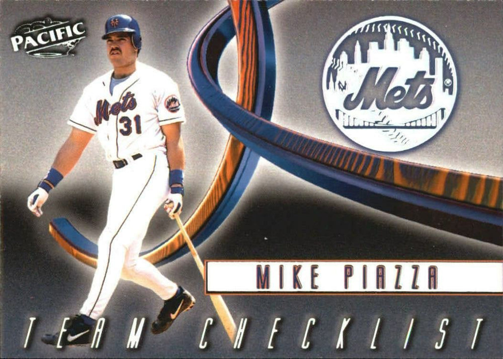 Mike Piazza 1999 Pacific Team Checklists Series Mint Card #25