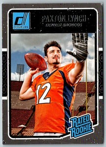 Paxton Lynch  2016 Donruss Rated Rookie Series Mint ROOKIE Card #390