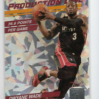 Dwyane Wade 2010 2011 Donruss Production Line Cracked Ice Series Mint Card #5