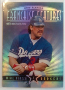 Mike Piazza 1997 Donruss Franchise Features serial # 2642/3000 Series Mint Card #9