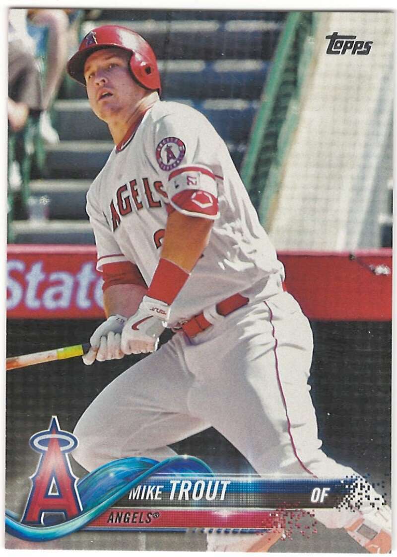 Mike Trout 2018 Topps Series Mint Card #300