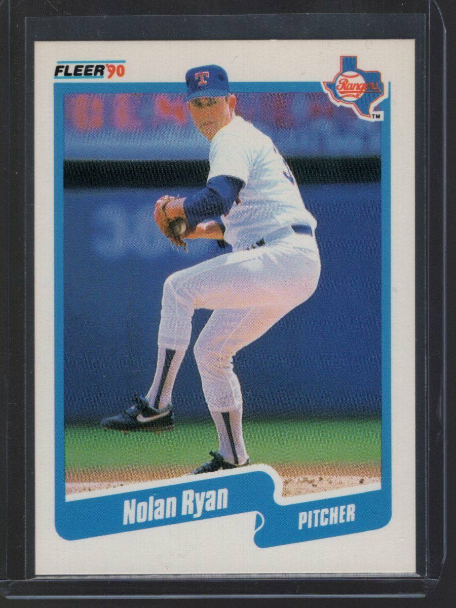 Nolan Ryan 1990 Fleer Series Mint Card #313