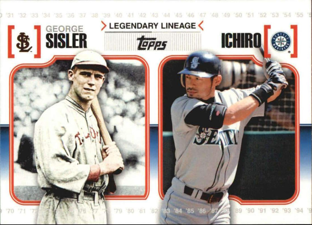 Ichiro Suzuki 2010 Topps Legendary Lineage Series Mint Card #LL7