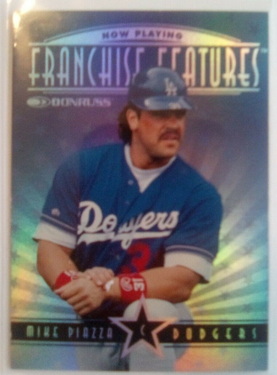 Mike Piazza 1997 Donruss Franchise Features serial # 2813/3000 Series Mint Card #9