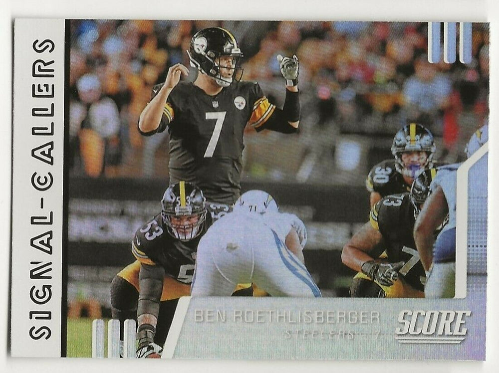 Ben Roethlisberger 2019 Score Signal Callers Series Mint Card #SC-25