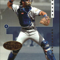 Mike Piazza 1996 Leaf Signature GOLD PRESS PROOF Series Mint Card #1