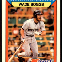 Wade Boggs 1988 Topps Kmart Memorable Moments Series Mint Card #2