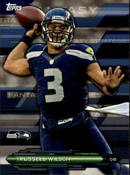 Russell Wilson 5x7 #d 69/99 2014 Topps Ring of Fire Superbowl