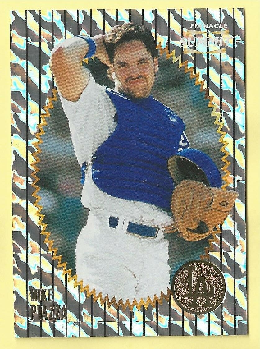 Mike Piazza 1996 Pinnacle Summit Above and Beyond Series Mint Card #1
