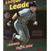 Derek Jeter 1998 Topps League Leaders Series Mint Card #230
