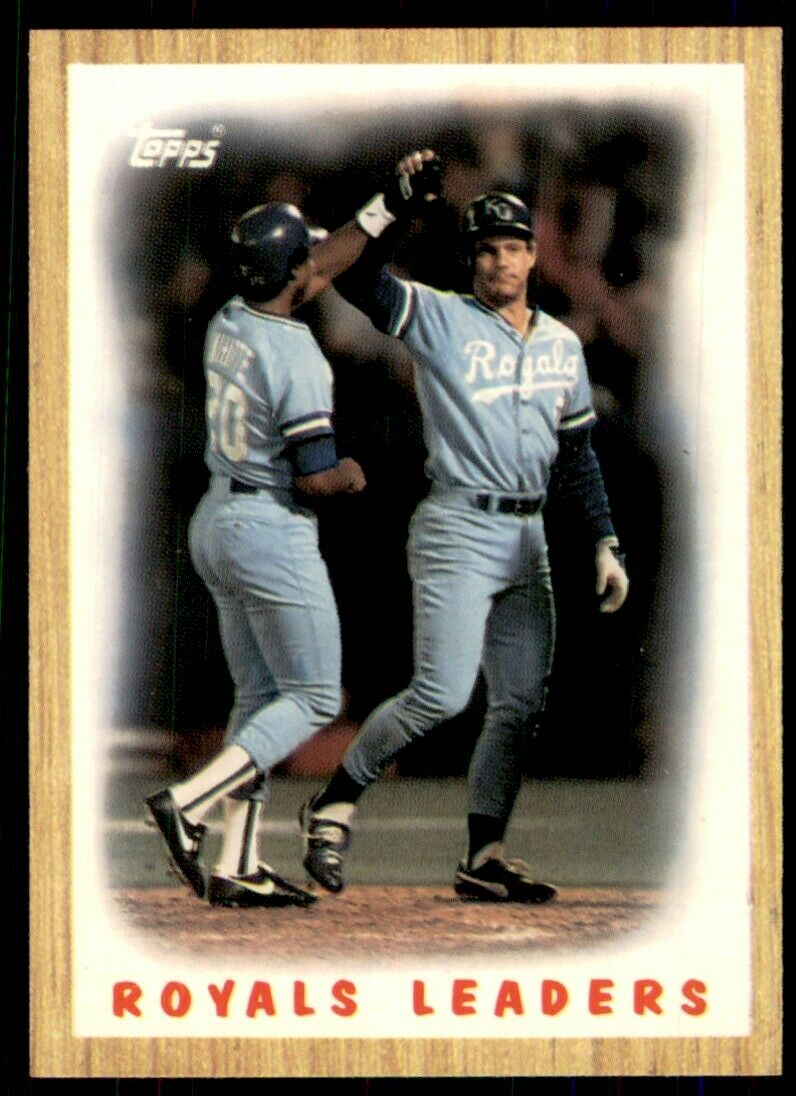 George Brett 1987 Topps Royals Leaders Series Mint Card #256