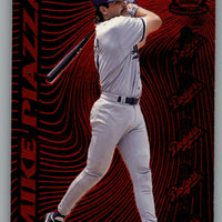 Mike Piazza 1996 Pacific Prisms Red Hot Stars Series Mint Card #RH4
