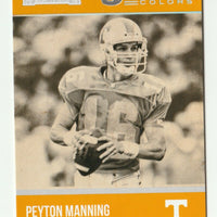 Peyton Manning 2016 Panini Contenders Draft Picks Old School Colors Series Mint Card #19