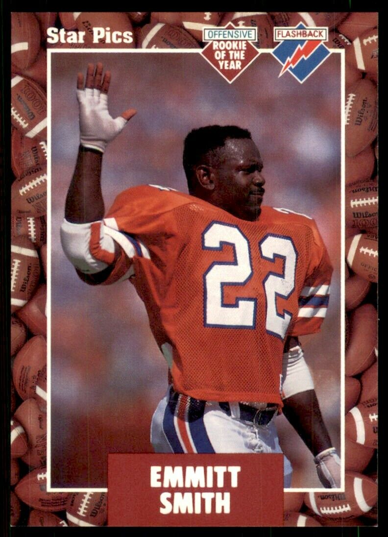 1991 Emmitt Smith Pro Set Offensive Rookie of the Year 