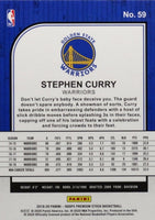 Stephen Curry 2019 2020 Panini Hoops Premium Stock Series Mint Card #59
