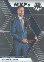 Stephen Curry 2019 2020 Panini Mosaic MVP Basketball Series Mint Card #299
