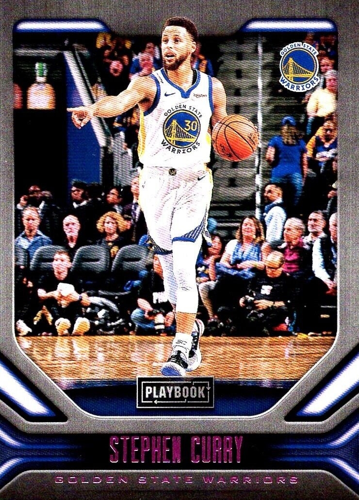 Stephen Curry 2019 2020 Panini Chronicles Playbook Series Mint PINK Parallel Version of Card #166