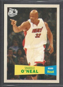 Shaquille O'Neal 2007 2008 Topps 50th Anniversary Series Mint Card #32