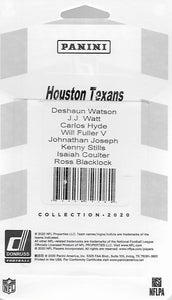 Houston Texans 2020 Donruss Factory Sealed Team Set