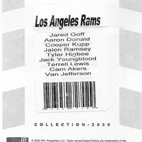 Los Angeles Rams 2020 Donruss Factory Sealed Team Set with Cam Akers and Van Jefferson Rookie Cards Plus Aaron Donald and Cooper Kupp and MORE