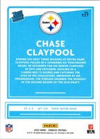Pittsburgh Steelers 2020 Donruss Factory Sealed Team Set with Chase Claypool Rated Rookie Card #327

