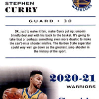 Stephen Curry 2020 2021 Panini Chronicles Basketball Series Mint Card #50
