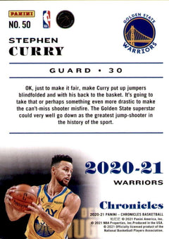 Stephen Curry 2019 2020 Panini Chronicles Threads PINK Series Mint
