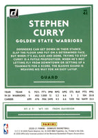 Stephen Curry 2020 2021 Donruss Basketball Series Mint Card #41

