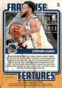 Stephen Curry 2020 2021 Donruss Franchise Features Series Mint Card #10