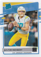 Justin Herbert 2020 Donruss Mint Rated Rookie Card #303
