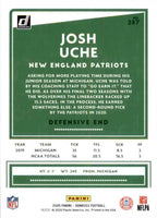 Josh Uche 2020 Donruss Football Series Mint ROOKIE Card #287
