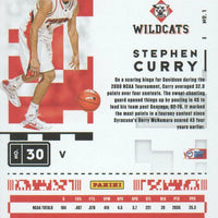 Stephen Curry 2020 2021 Panini Contenders Game Ticket Mint RED Parallel Card #1